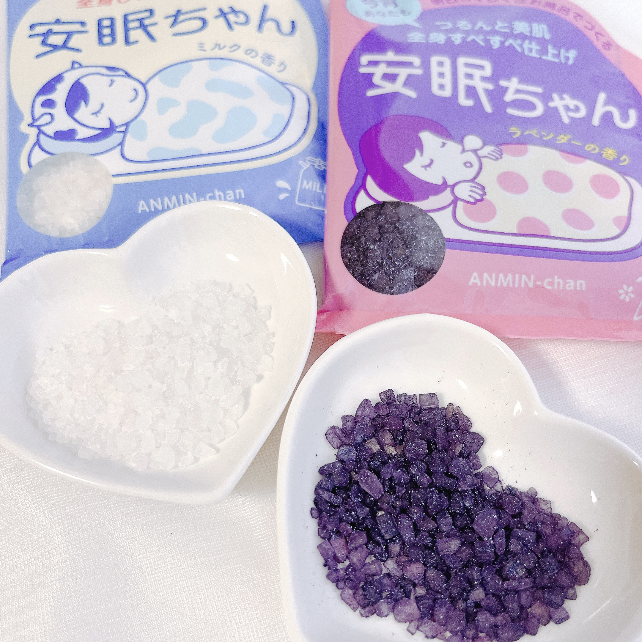 安眠ちゃん ミルクの香り/睡眠美容/保湿系入浴剤を使ったクチコミ（3枚目）