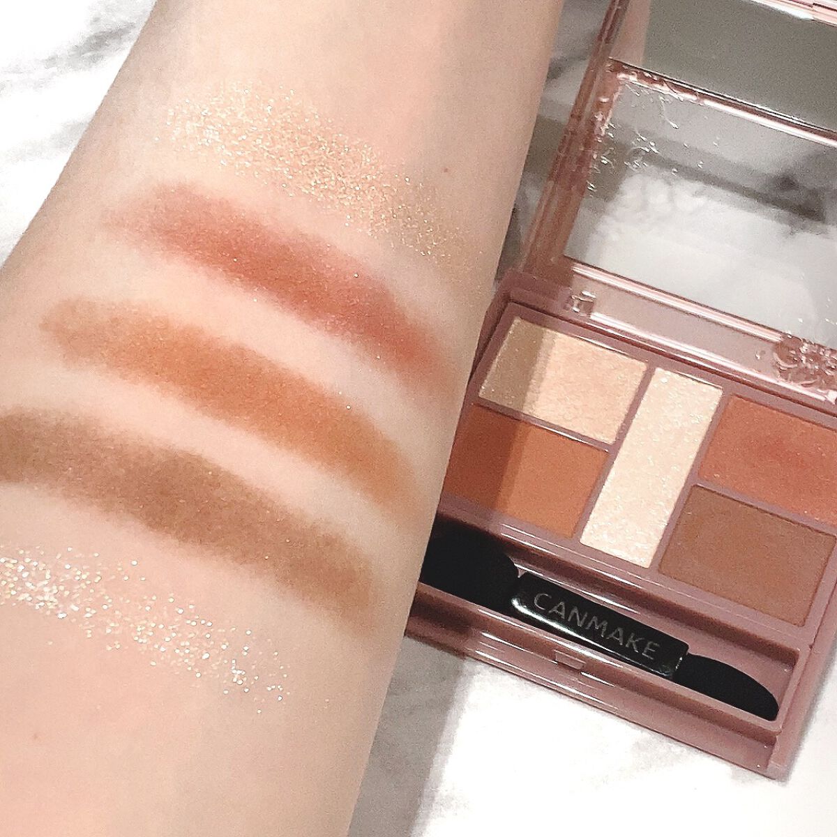 パーフェクトスタイリストアイズ/キャンメイク/アイシャドウパレットを使ったクチコミ（2枚目）