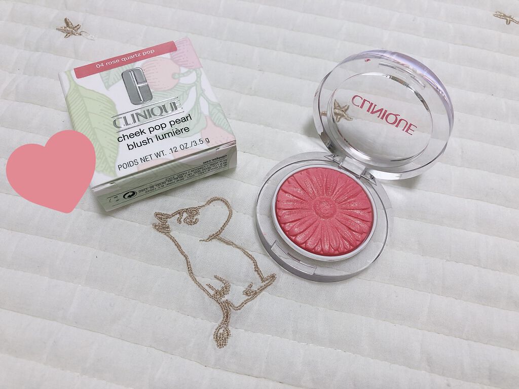 チーク ポップ パール 04 ローズ クォーツ ポップ/CLINIQUE/パウダーチークを使ったクチコミ（2枚目）