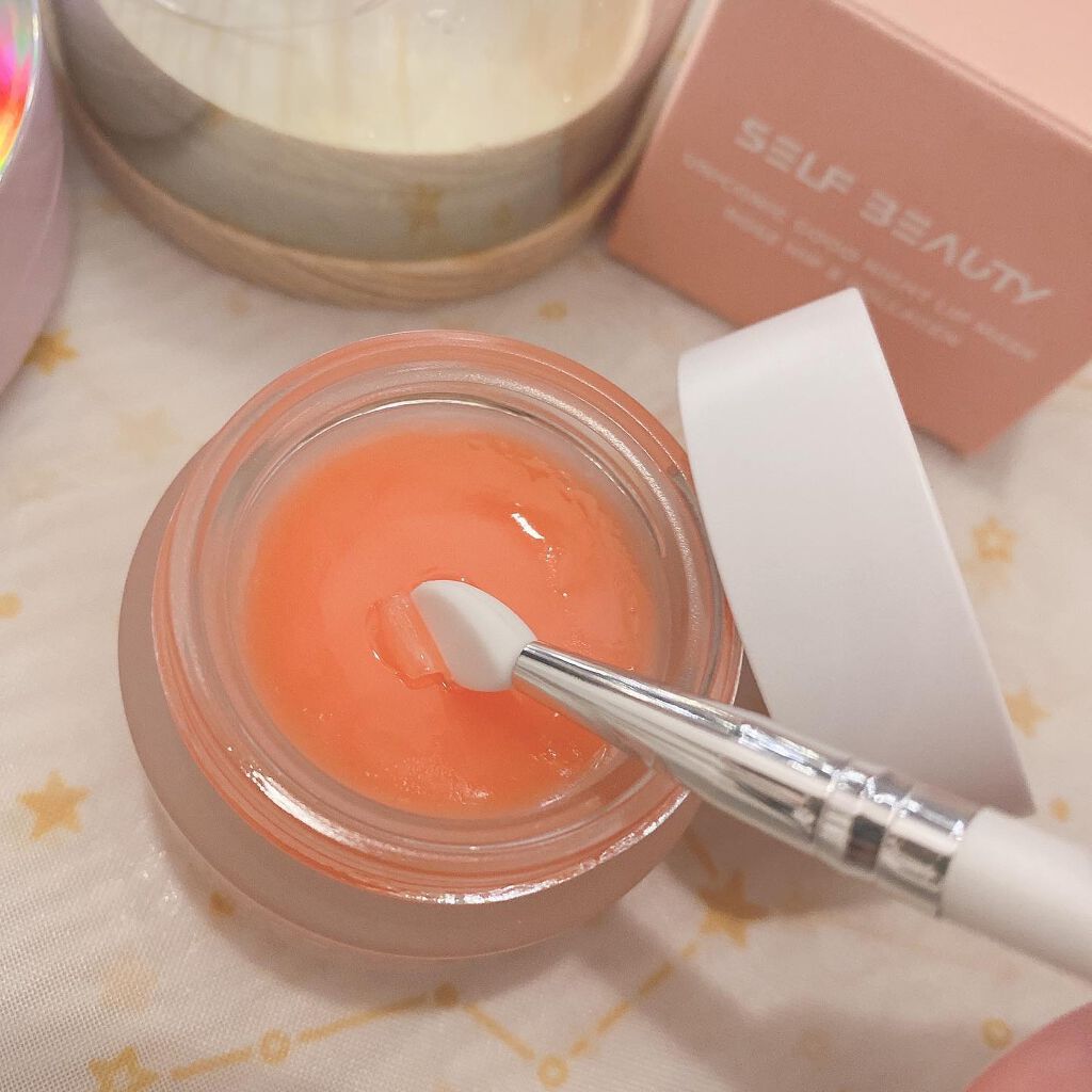 ユニコーングッドナイトリップマスク ローズヒップ&コラーゲン/SELF BEAUTY/リップマスクを使ったクチコミ（3枚目）