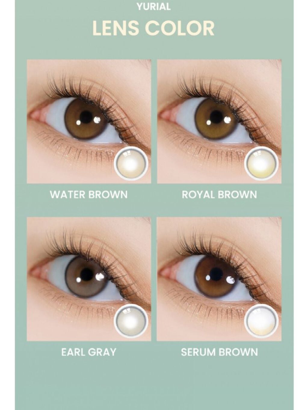 YURIAL Monthly/i-DOL/カラーコンタクトレンズを使ったクチコミ(3枚目)