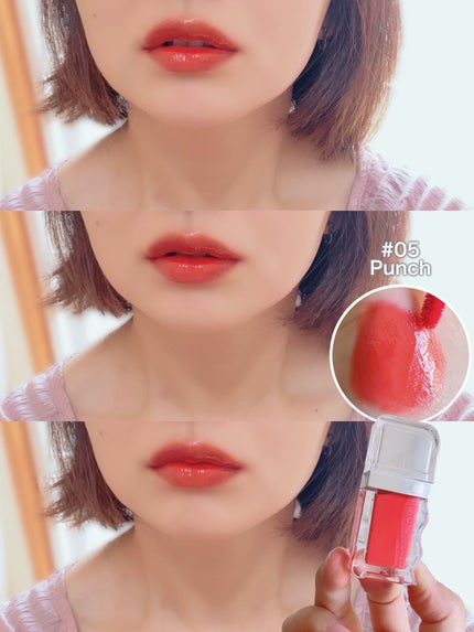 フローウェーブティント/COSNORI/リップティントを使ったクチコミ(6枚目)