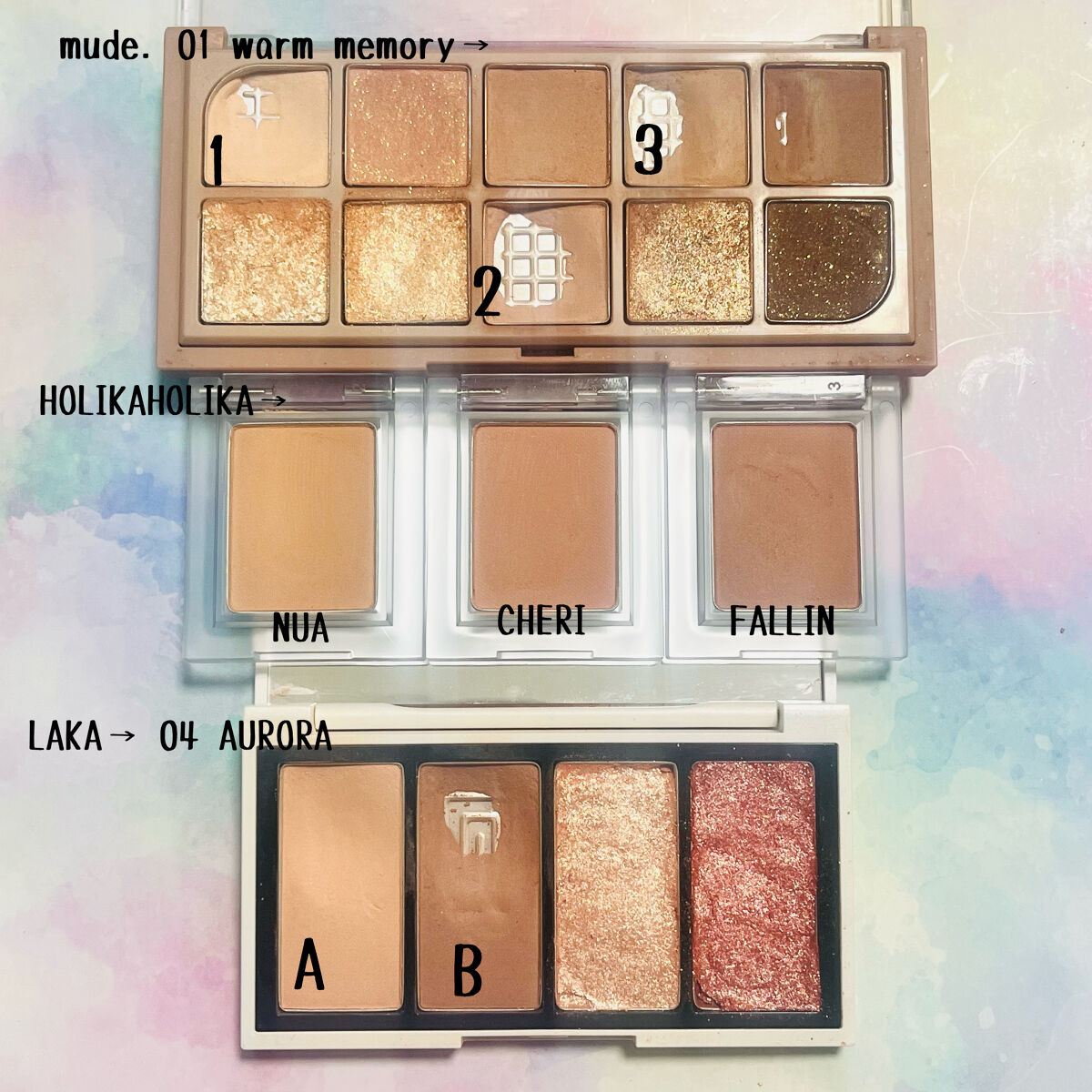 マイフェイブピースアイシャドウ 11 ヌア(NUA)/HOLIKA HOLIKA/単色アイシャドウを使ったクチコミ（2枚目）