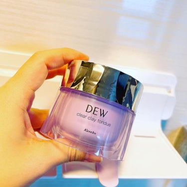 DEW  クリアクレイフォンデュのクチコミ「・
あけましておめでとうございます😍

初投稿は、今使ってるお気に入りのクレイマスク🙌
今年も.....」（2枚目）