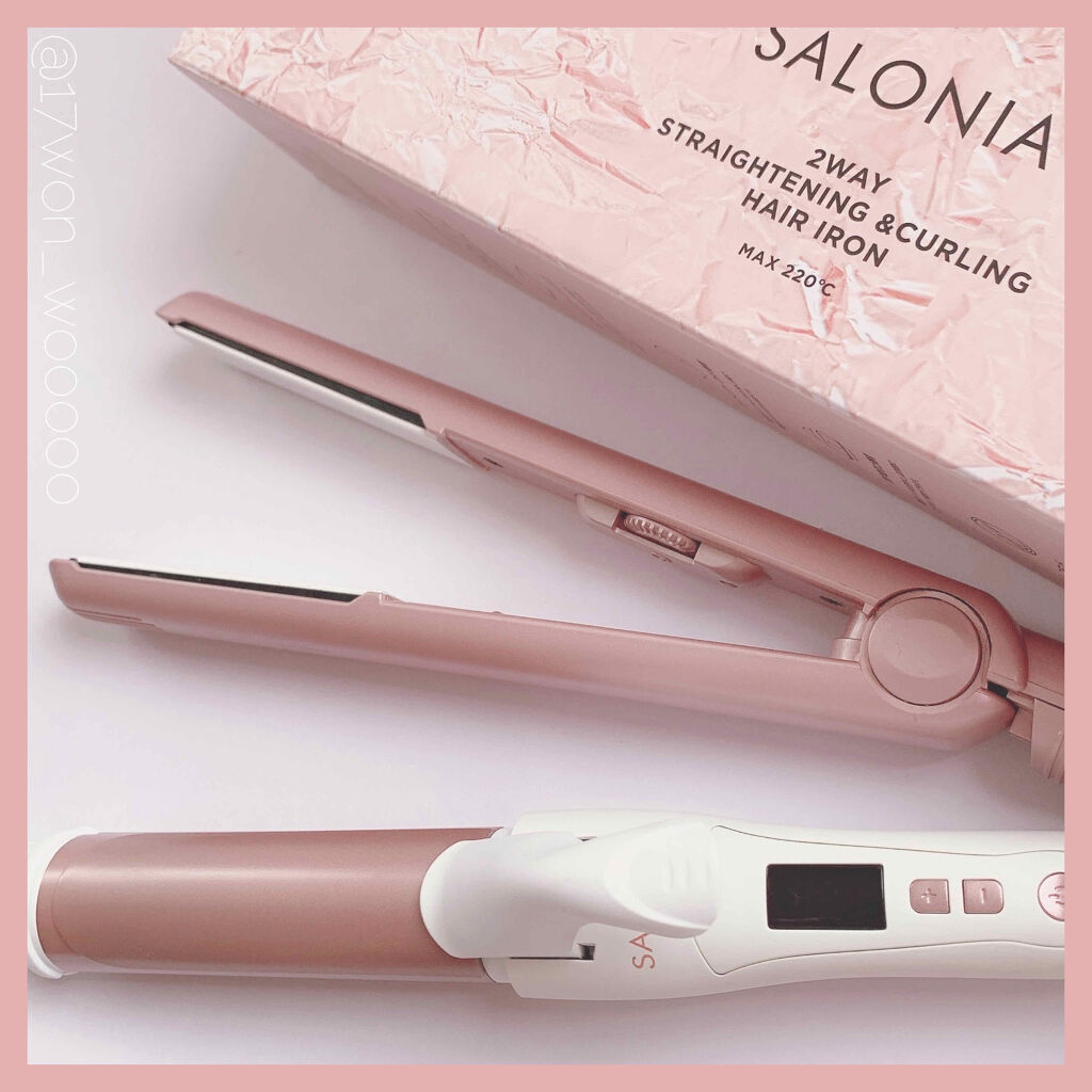 SALONIA 2WAYヘアアイロン/SALONIA/その他ヘアアイロンを使ったクチコミ（1枚目）