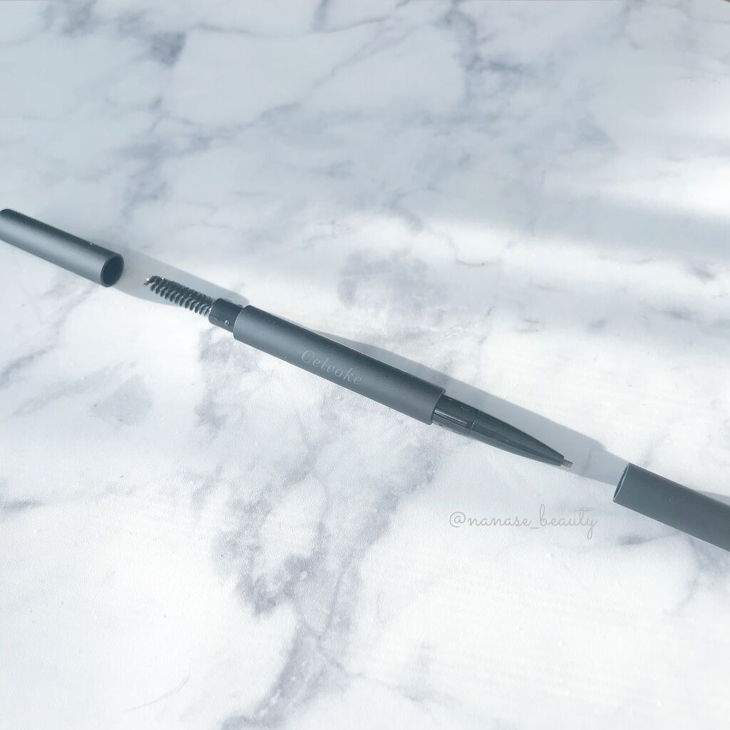 インディケイト アイブロウペンシル 03 モーヴブラウン/Celvoke/アイブロウペンシルを使ったクチコミ（2枚目）