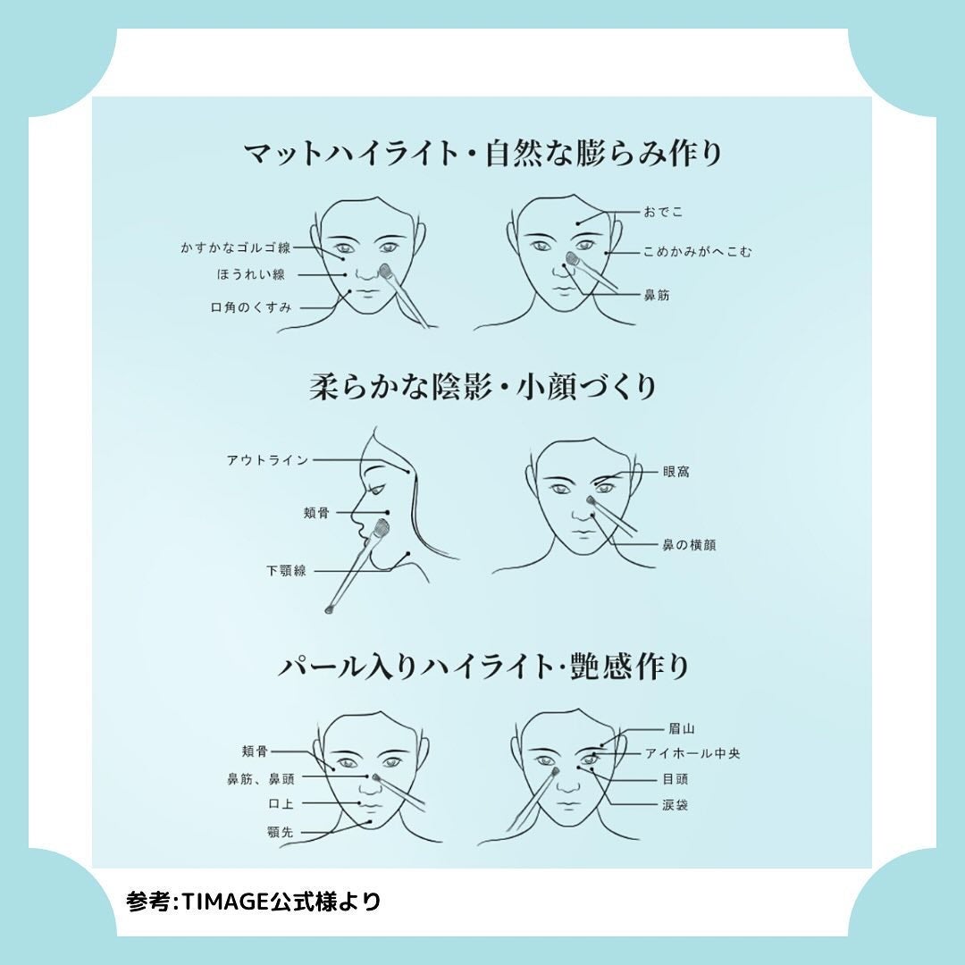 ハイライトシェーディングパレット/TIMAGE/パウダーハイライトを使ったクチコミ(6枚目)