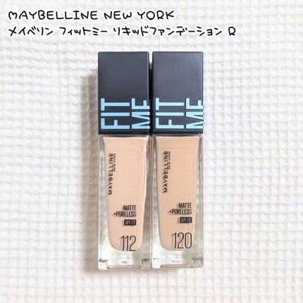 フィットミー リキッドファンデーション R/MAYBELLINE NEW YORK/リキッドファンデーションを使ったクチコミ(1枚目)
