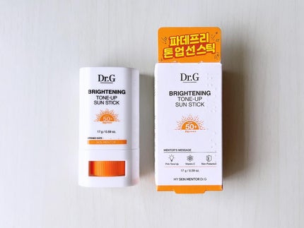 ブライトニングアップサンスティック SPF50+ PA++++/Dr.G/日焼け止めスティックを使ったクチコミ(1枚目)