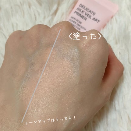 デリケートシルクベールアートプライマー/TFIT/化粧下地を使ったクチコミ(4枚目)