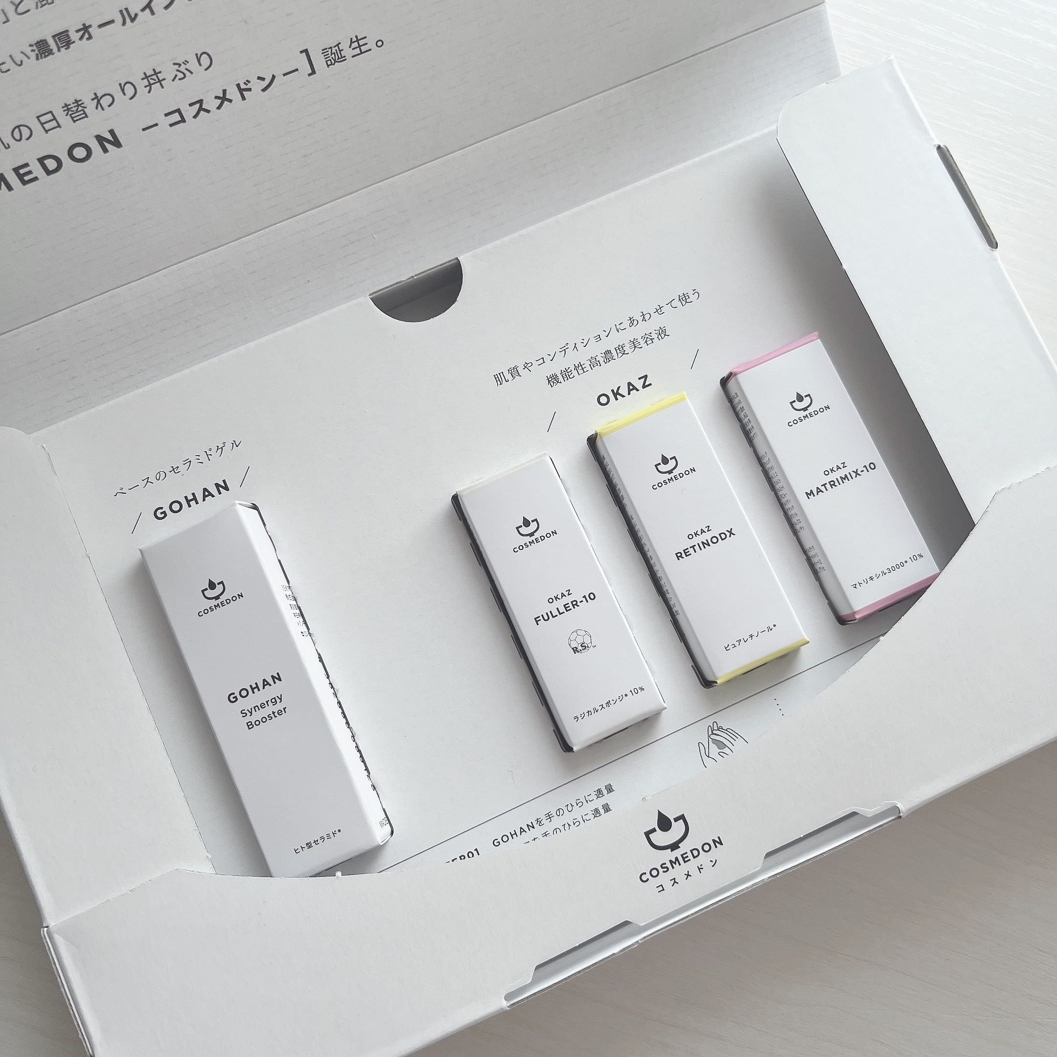 ゴハン シナジー ブースター お試し10ml/COSMEDON/オールインワン化粧品を使ったクチコミ（2枚目）