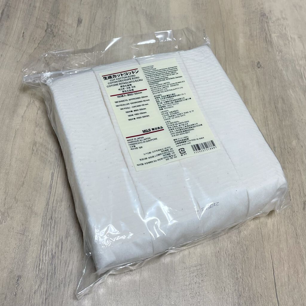 生成カットコットン/無印良品/コットンを使ったクチコミ(1枚目)
