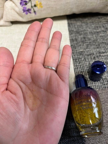 イモーテル オーバーナイトリセットセラム/L'OCCITANE/美容液を使ったクチコミ(4枚目)