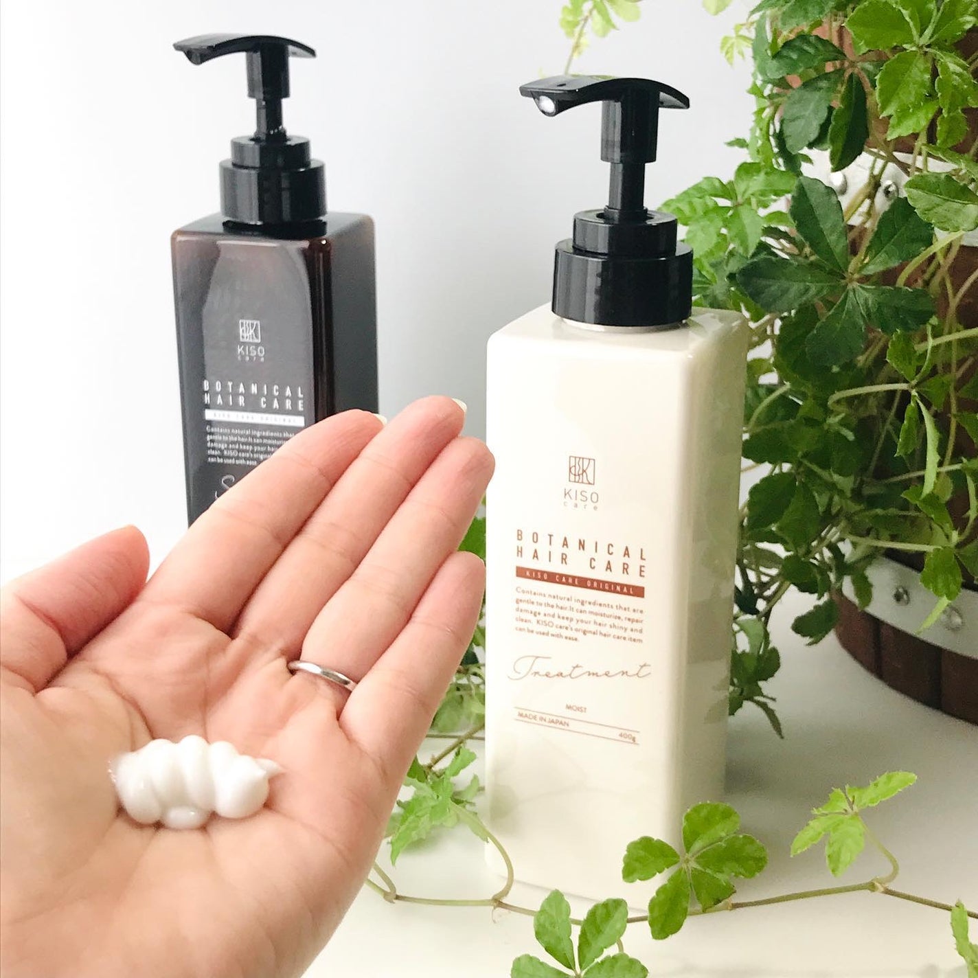 ボタニカルヘアケアシャンプー モイスト/トリートメント モイスト/KISO/市販シャンプーを使ったクチコミ(4枚目)