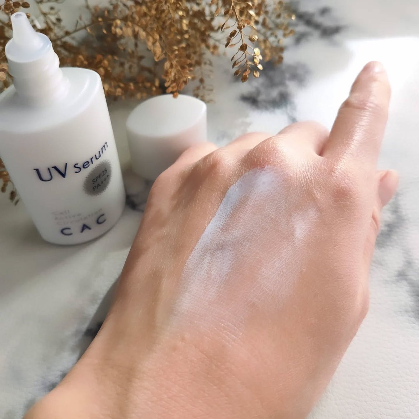 CAC コンディショニング UVセラム  SPF25, PA+++/CAC/日焼け止めローションを使ったクチコミ(5枚目)