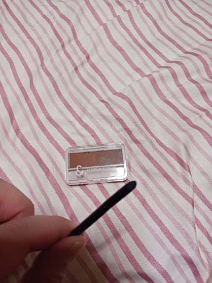 &. パレット眉パウダー/DAISO/パウダーアイブロウを使ったクチコミ(3枚目)