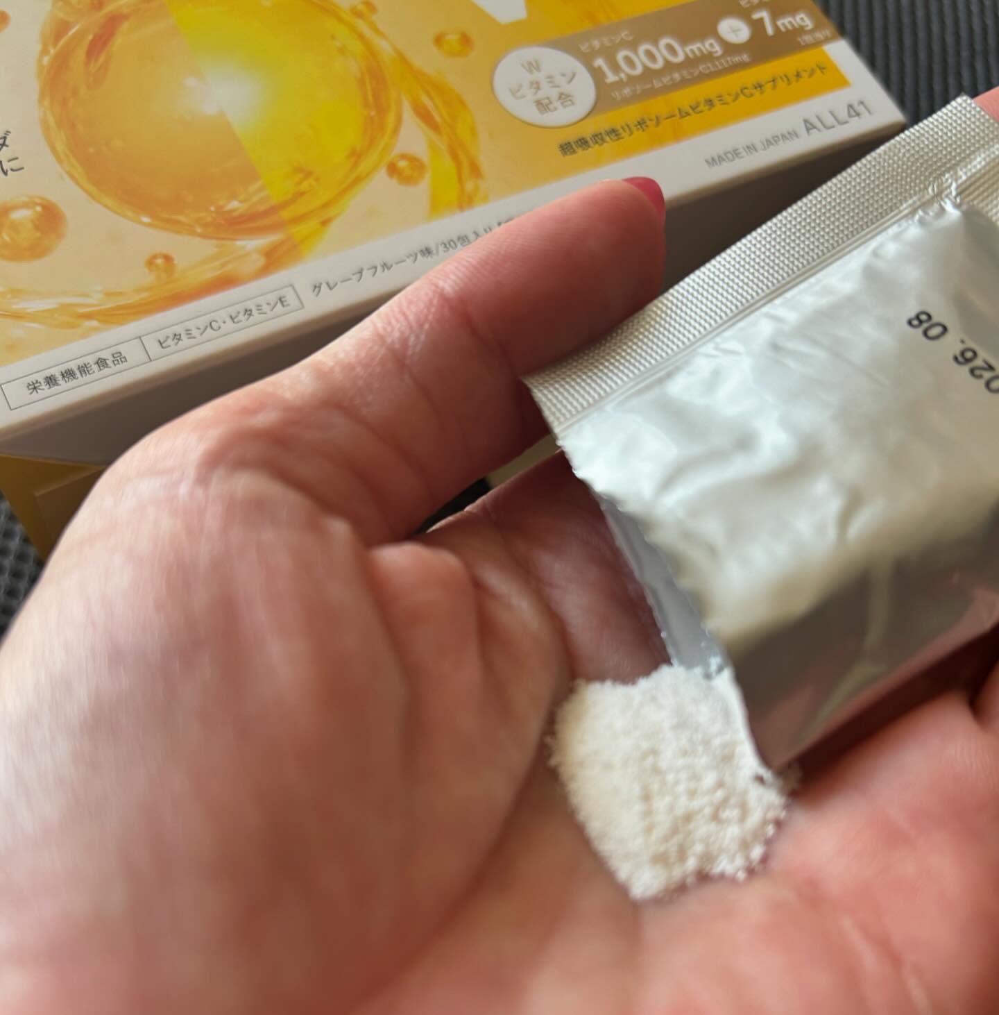 LIPO VC＋E リポソームビタミンC /ALL41 /美容サプリメントを使ったクチコミ（2枚目）