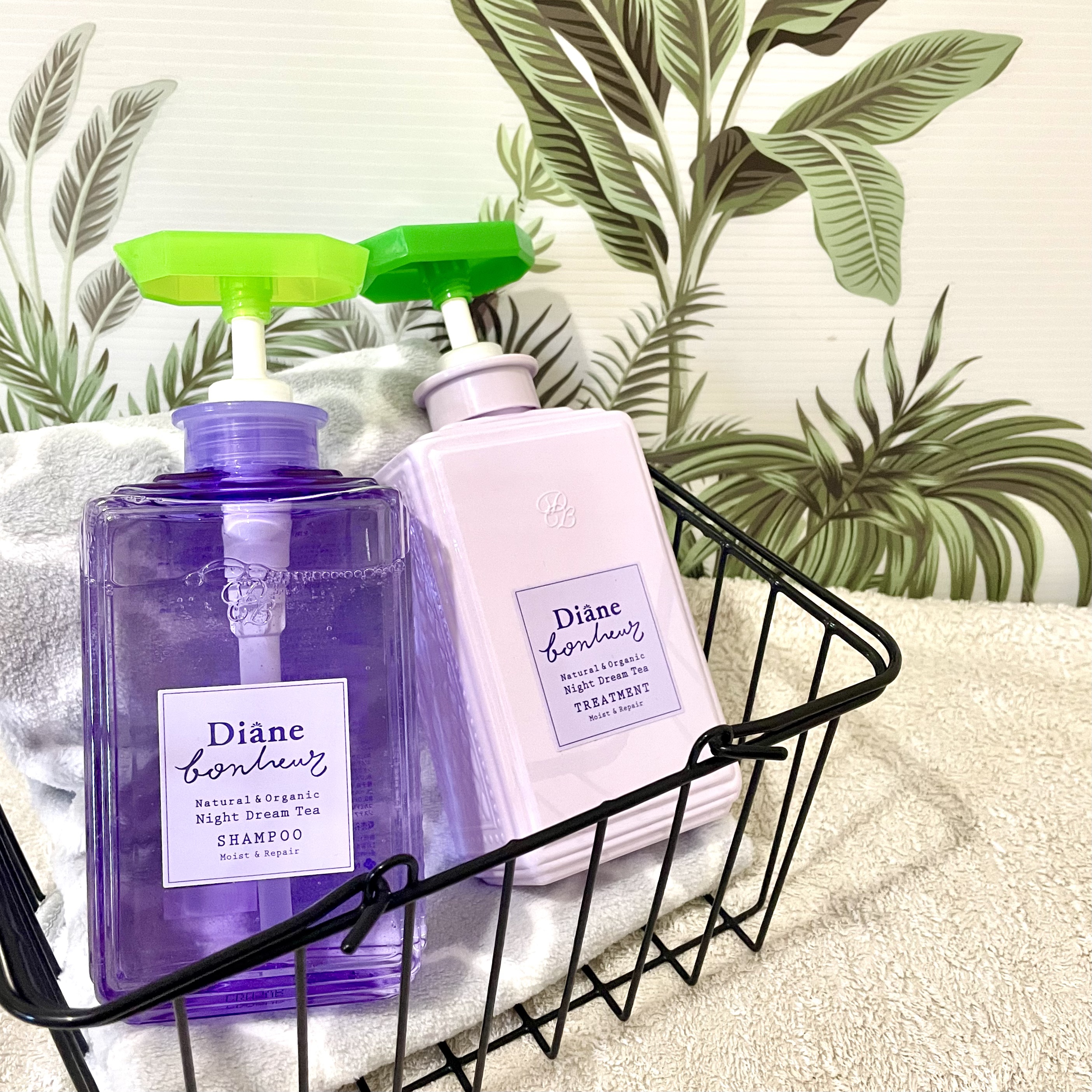 ダイアンボヌール モイスト＆リペア シャンプー/トリートメント ナイトドリームティーの香り シャンプー 500ml/ダイアン/市販シャンプーを使ったクチコミ（1枚目）