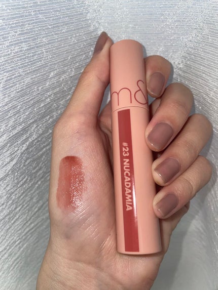 ジューシーラスティングティント/rom&nd/リップティントを使ったクチコミ(1枚目)