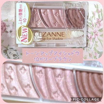 トーンアップアイシャドウ/CEZANNE/アイシャドウパレットを使ったクチコミ(1枚目)