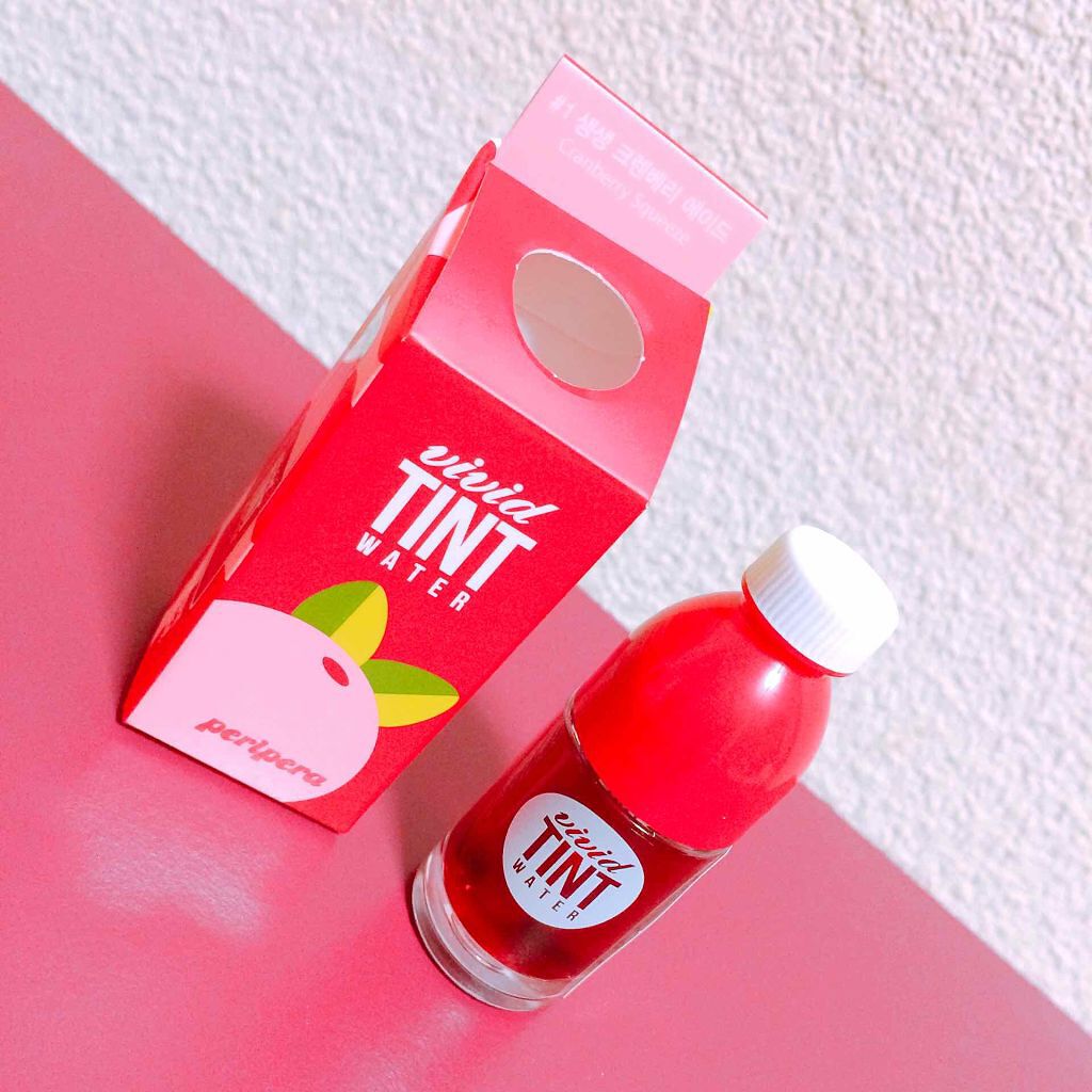 ティントウォーター/PERIPERA/口紅を使ったクチコミ（1枚目）