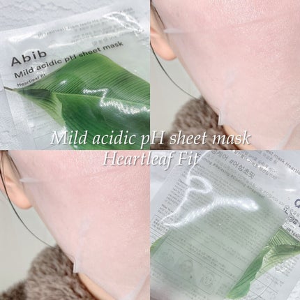 弱酸性pHシートマスク ドクダミフィット/Abib /シートマスク・パックを使ったクチコミ(4枚目)