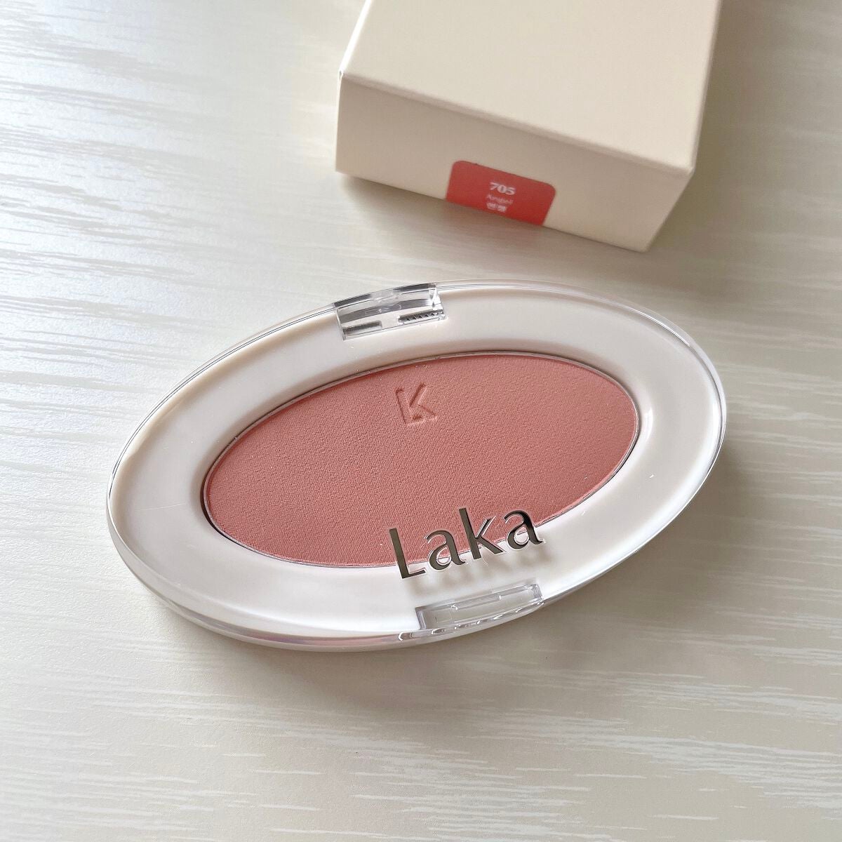 ラブシルクブラッシュ/Laka/パウダーチークを使ったクチコミ(1枚目)