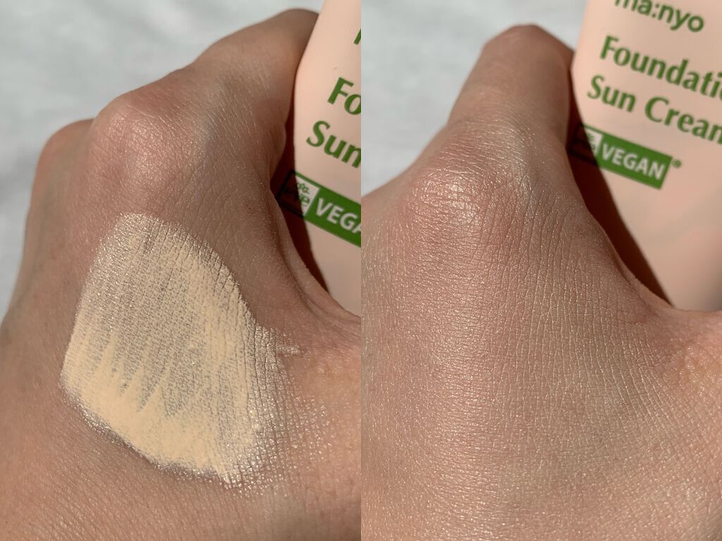 ファンデフリー サンクリーム/manyo/日焼け止めクリームを使ったクチコミ（2枚目）