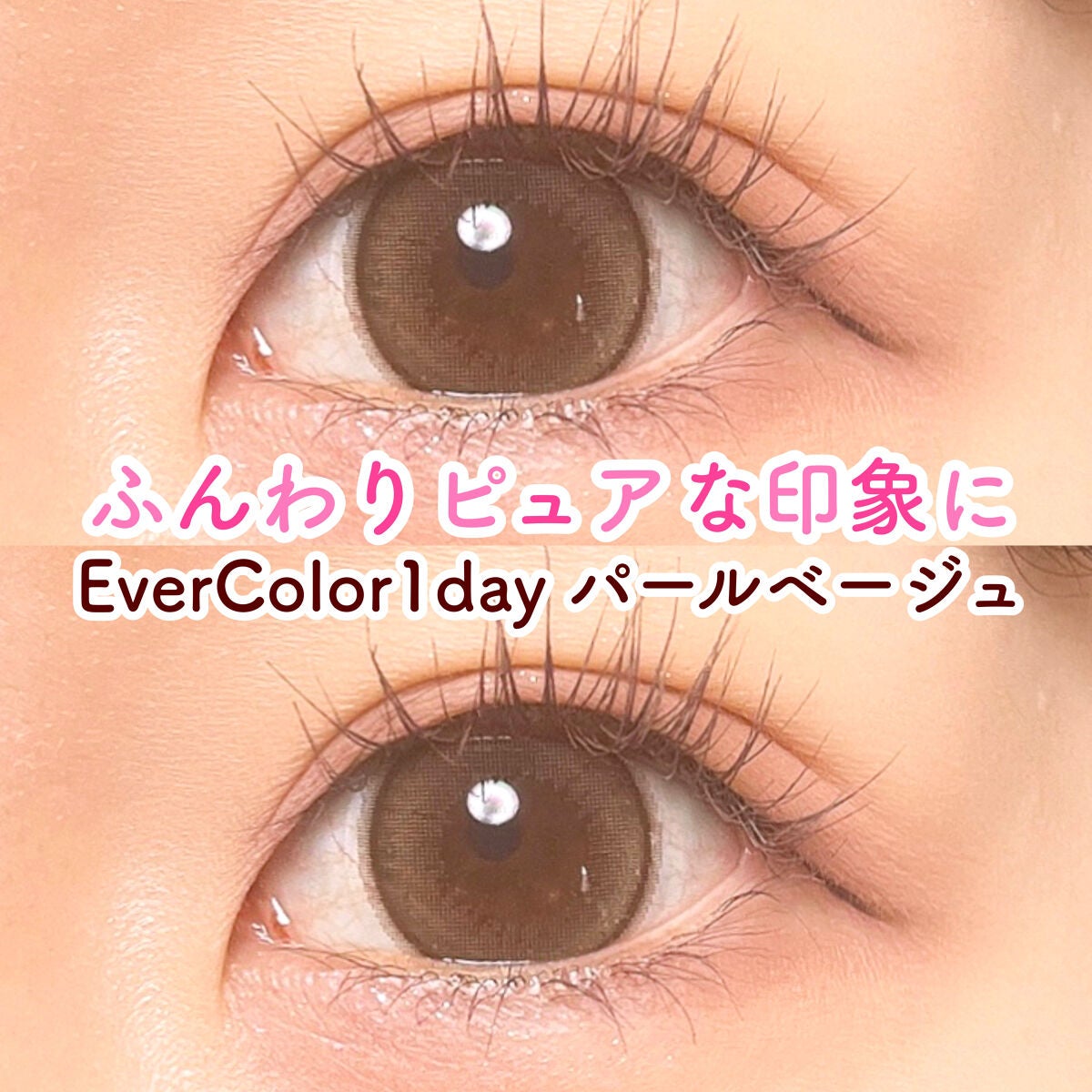エバーカラーワンデー ナチュラル/エバーカラー/ワンデー(1DAY)カラコンを使ったクチコミ(1枚目)