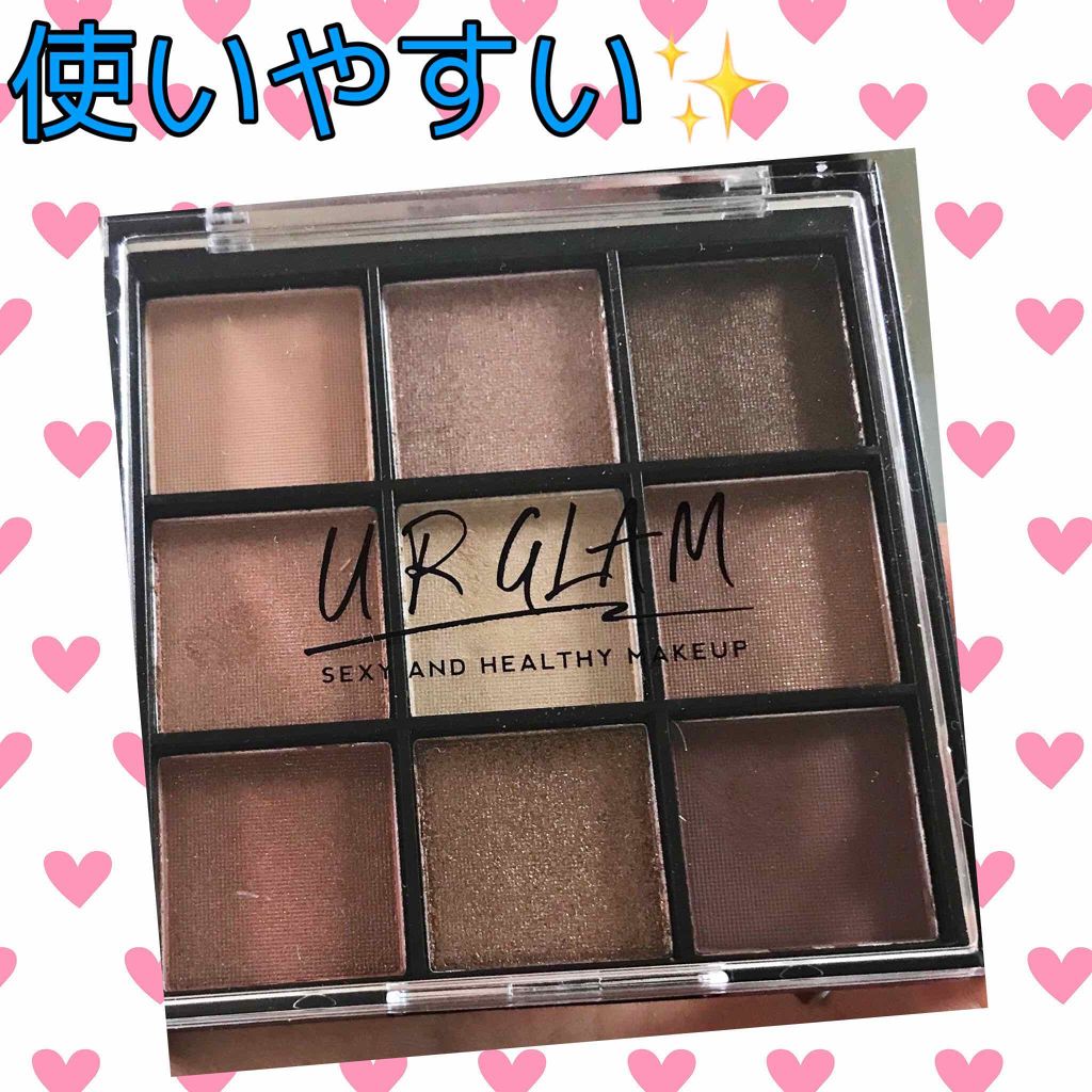 UR GLAM BLOOMING EYE COLOR PALETTE/U R GLAM/アイシャドウパレットを使ったクチコミ(1枚目)