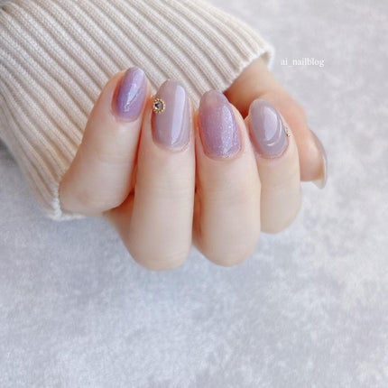 フレンドネイル(リニューアル品)	 1-25(33141)プリズムライラック/DAISO/マニキュアを使ったクチコミ(3枚目)