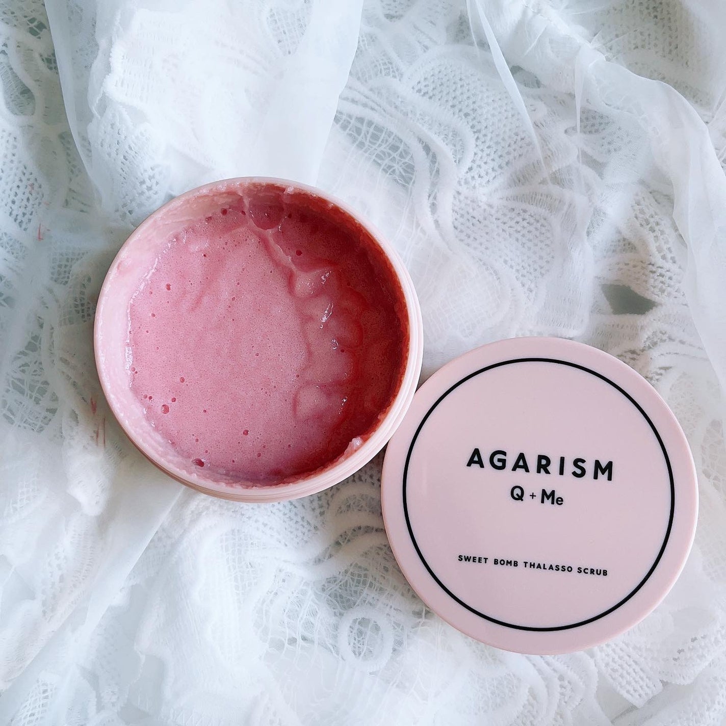 Q+Me スウィート ボム タラソ スクラブ/AGARISM/バスト・ヒップケアを使ったクチコミ(2枚目)