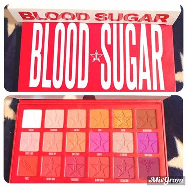 BLOOD SUGAR Eyeshadow Palette/Jeffree Star Cosmetics/アイシャドウパレットを使ったクチコミ（1枚目）