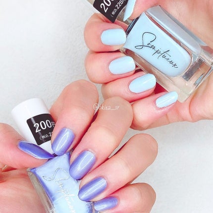 Somptueux(ソンプチュー) ネイルポリッシュ/DAISO/マニキュアを使ったクチコミ(8枚目)