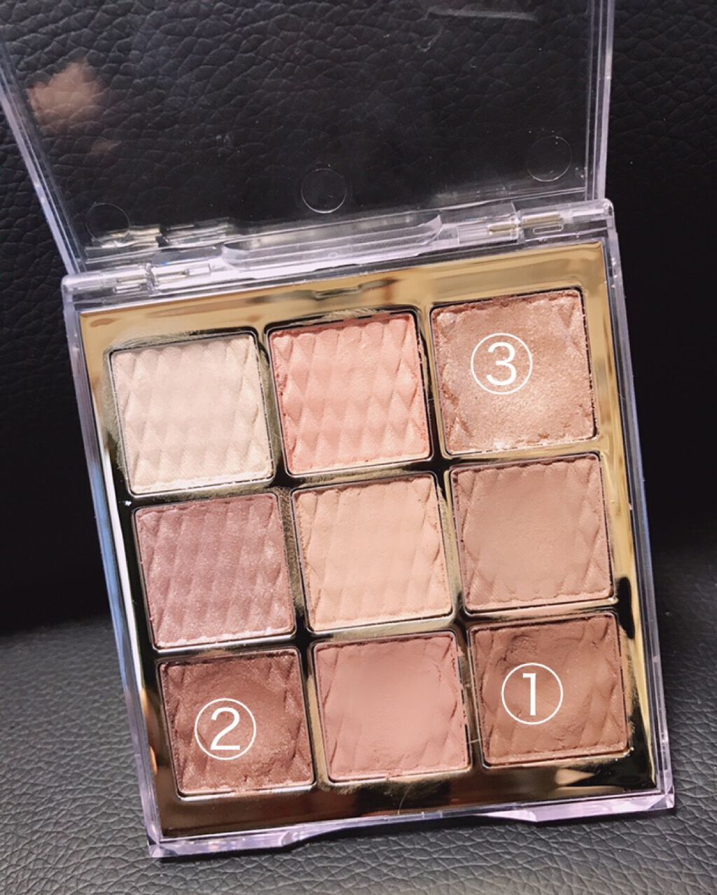 ソフトクレイビームアイシャドウパレット/AMIOK/ジェル・クリームアイシャドウを使ったクチコミ(3枚目)