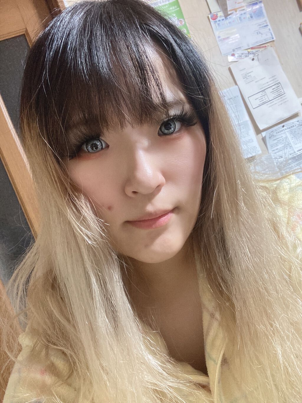 わし on LIPS 「おはようございます✌✨衝動的に前髪切ってみた笑傷んでたしね😵!..」(1枚目)