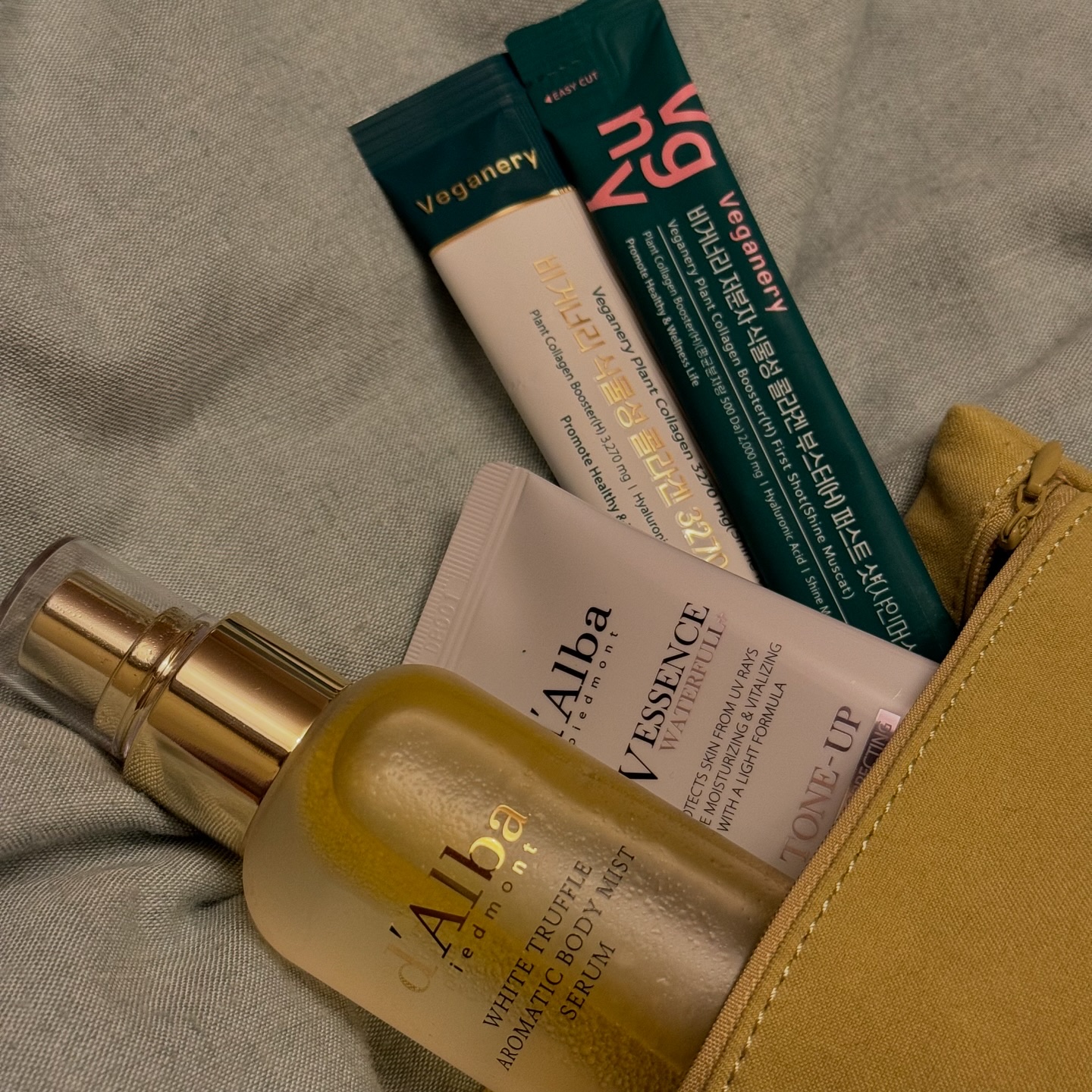 ヴィーガナリー低分子植物性コラーゲンブースターファーストショット/ダルバ/美容サプリメントを使ったクチコミ（3枚目）