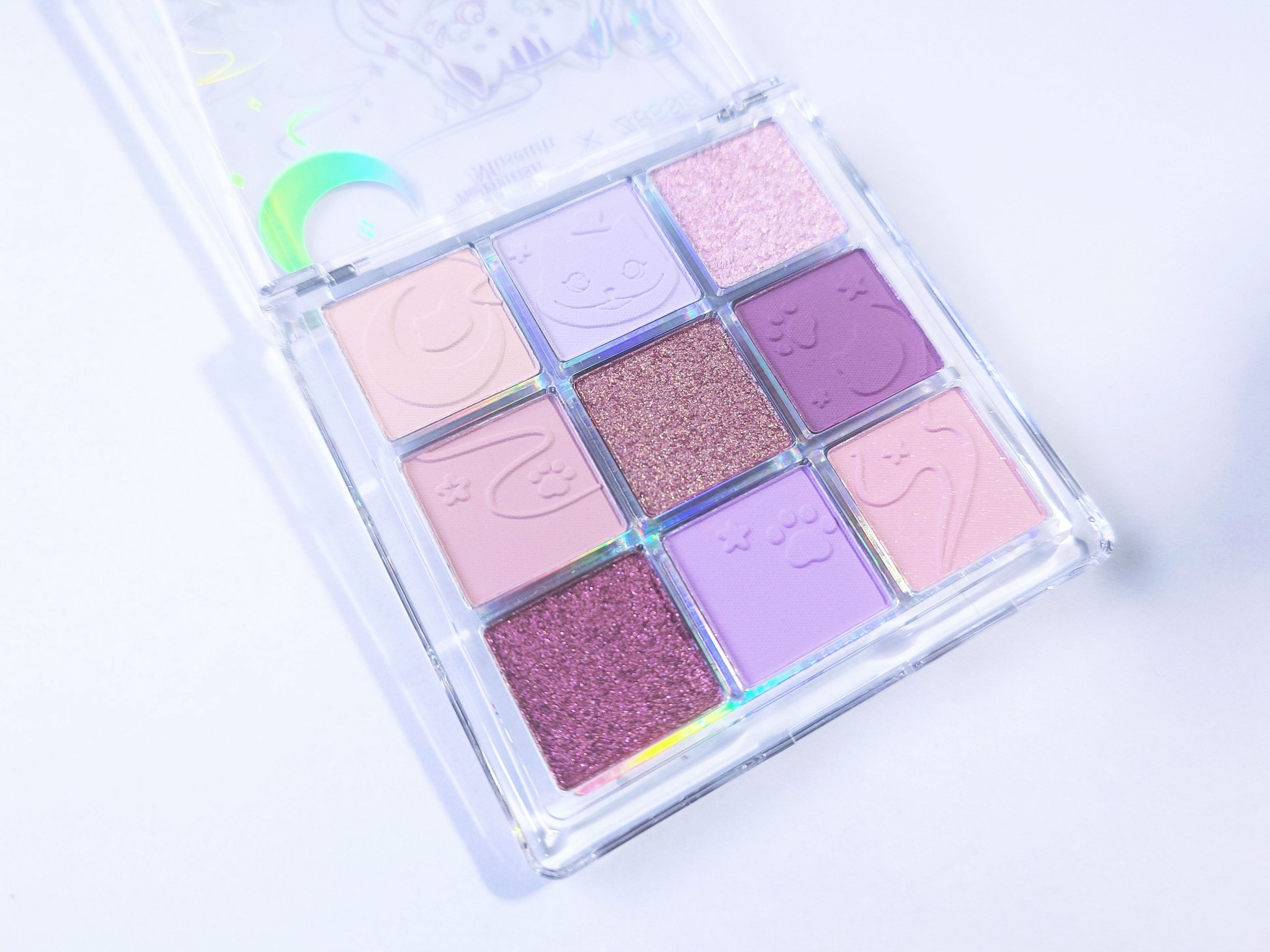 クォーツ 9色アイシャドウパレット(ドリームランドアイシャドウ) J14 タロイモクリーム/ZEESEA/アイシャドウパレットを使ったクチコミ（2枚目）