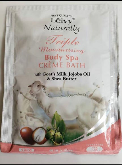 レイヴィー クリームバス ゴートミルク パウチ/Leivy/保湿系入浴剤を使ったクチコミ(1枚目)