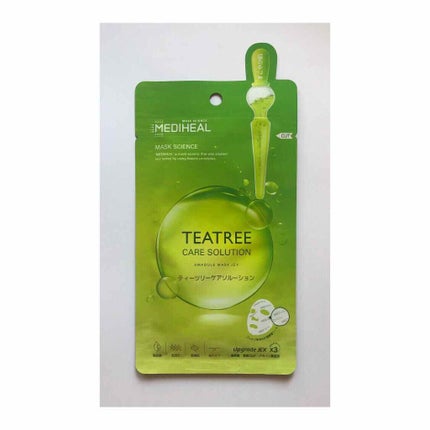ティーツリーケアソリューション アンプルマスクJEX/MEDIHEAL/シートマスク・パックを使ったクチコミ(1枚目)