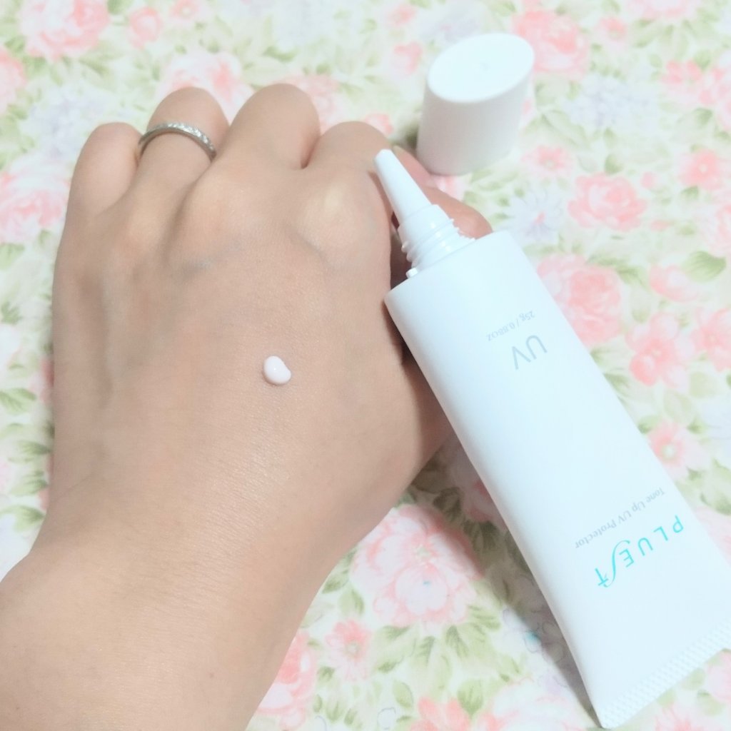 トーンアップUVプロテクター/PLUEST/日焼け止めクリームを使ったクチコミ（2枚目）