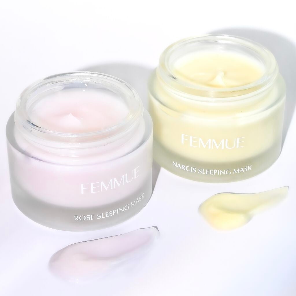 ローズウォーター スリーピングマスク/FEMMUE/フェイスクリームを使ったクチコミ(1枚目)