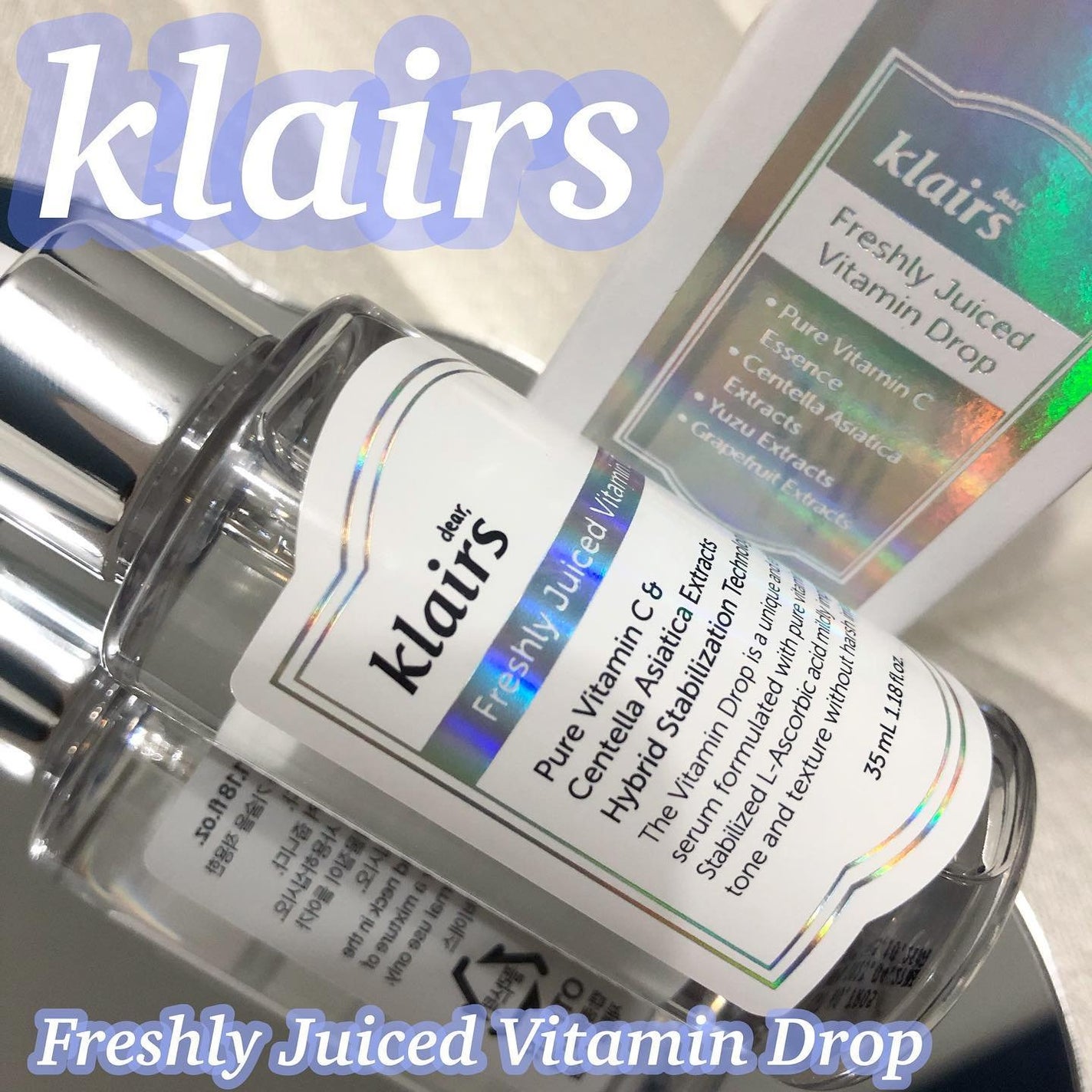 フレッシュリージュースドビタミンドロップ(35ml)/Klairs/美容液を使ったクチコミ(1枚目)