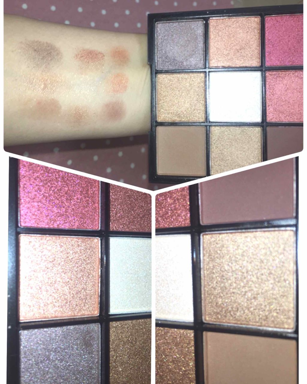 UR GLAM　BLOOMING EYE COLOR PALETTE/U R GLAM/アイシャドウパレットを使ったクチコミ（2枚目）
