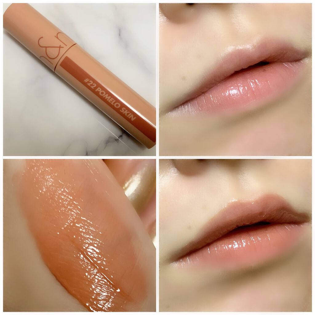 ジューシーラスティングティント/rom&nd/リップティントを使ったクチコミ(2枚目)