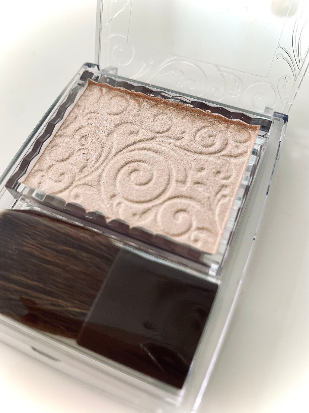 パールグロウハイライト/CEZANNE/パウダーハイライトを使ったクチコミ(2枚目)