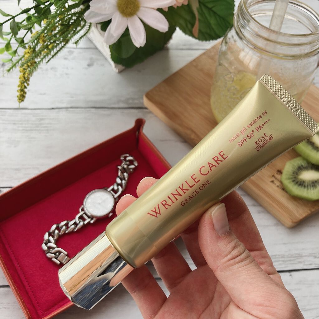 リンクルケア モイストジェル エッセンス UV /コーセーコスメポート/美容液を使ったクチコミ（3枚目）