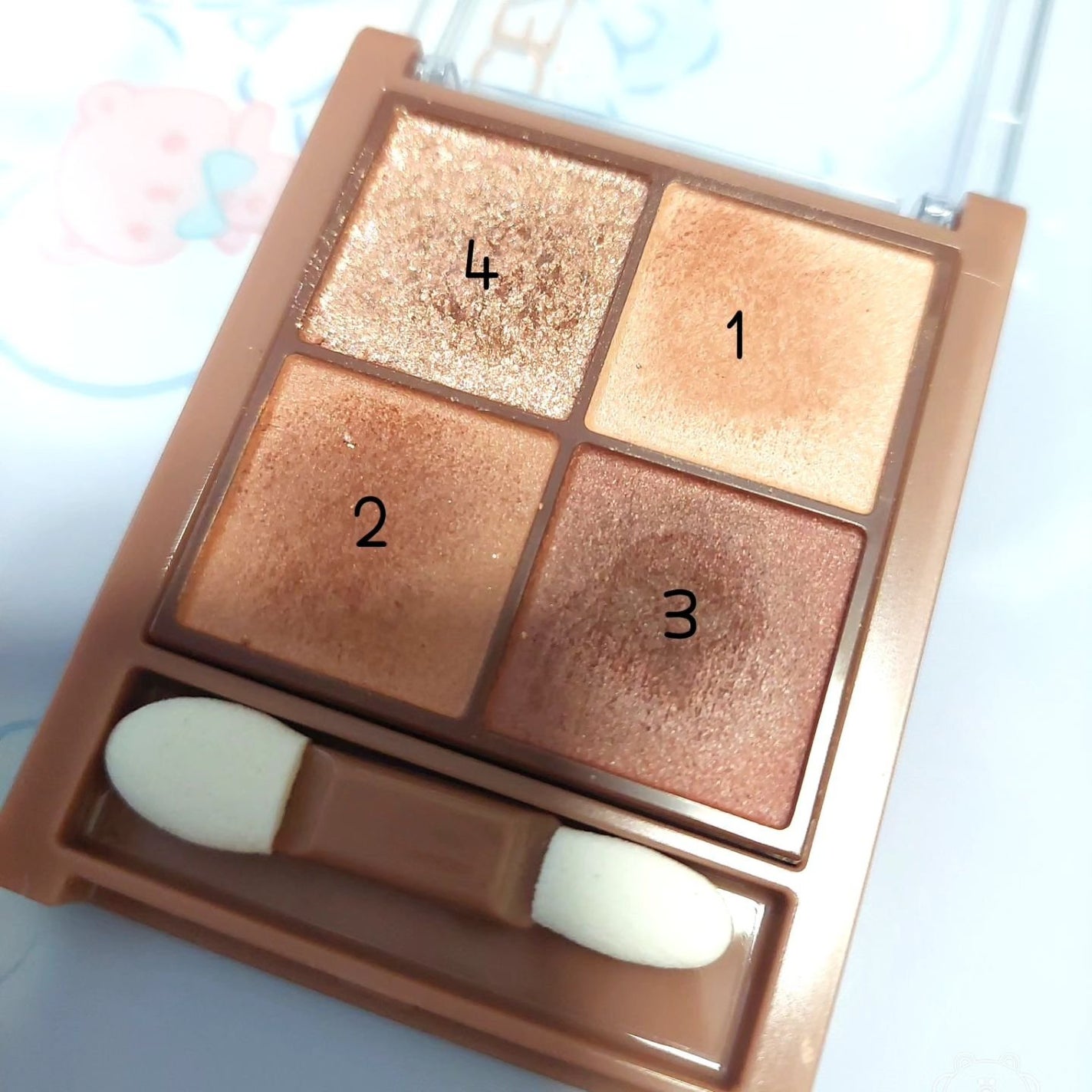 ビタートーンアイシャドウ/CEZANNE/パウダーアイシャドウを使ったクチコミ(3枚目)