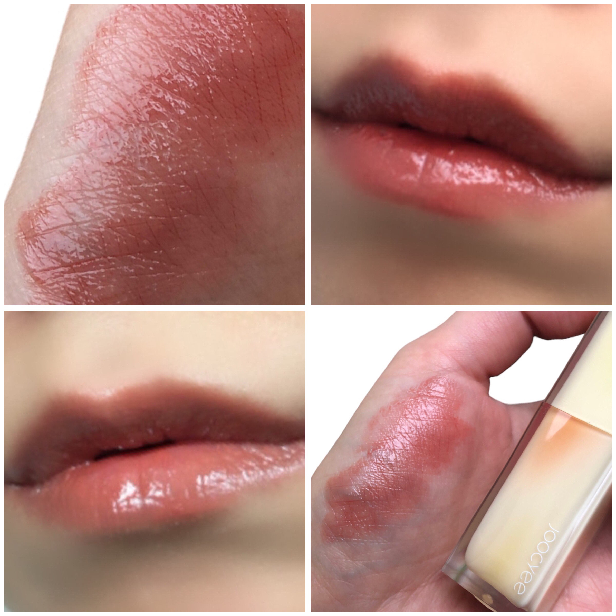 夏禅シリーズ 水光シアーリップスティック #507コールド桂皮茶/Joocyee/口紅を使ったクチコミ（3枚目）