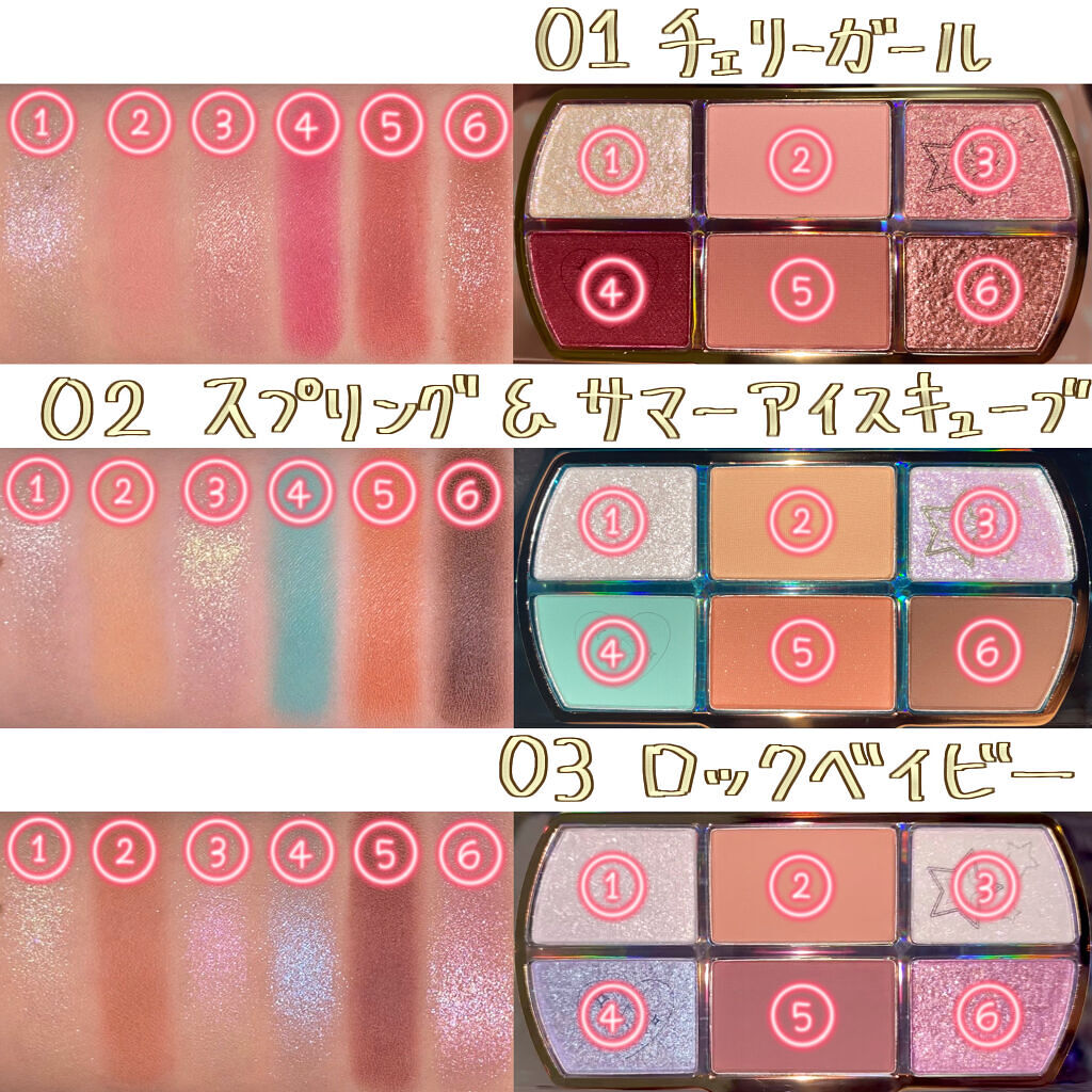 レトロマグネティック アイシャドウパレット/FlowerKnows/アイシャドウパレットを使ったクチコミ（2枚目）